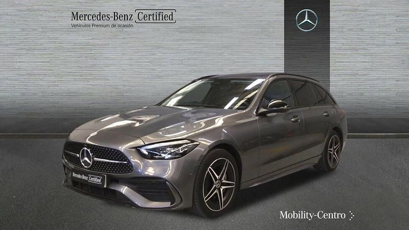 Selenitgrey metallic paint Usado 2024 Mercedes C300 AMG line Familiar | 47.900 € - Imagen 1/4