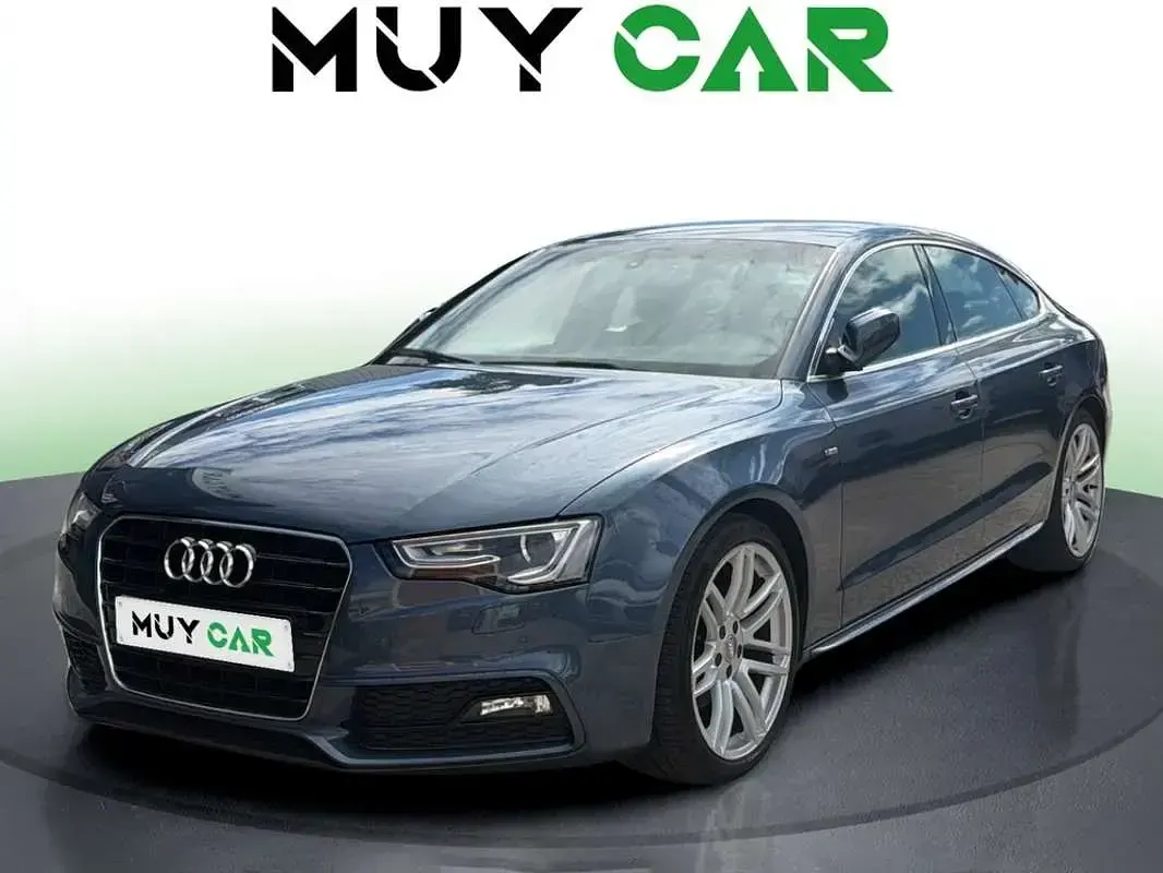 Usado Audi A5 Sportback S-Line 190 CV (139 kW) 2015 Azul Utilitario