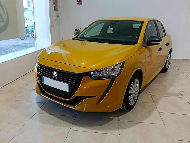 Amarillo Usado 2021 Peugeot 208 S Utilitario | 11.200 € (Precio justo) - Imagen 1/4