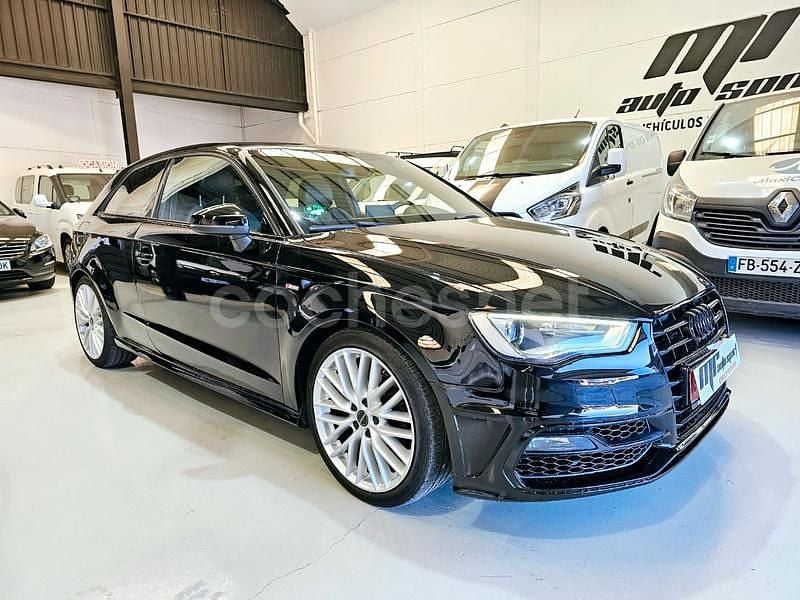 Negro Usado 2015 Audi A3 S-Line Berlina | 11.999 € (Buen precio) - Imagen 1/4