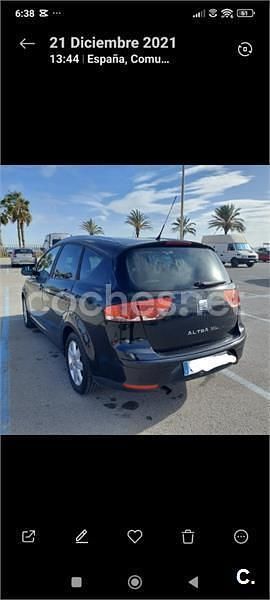 Usado Seat Altea XL Stylance 105 CV (77 kW) 2007 Negro Monovolumen