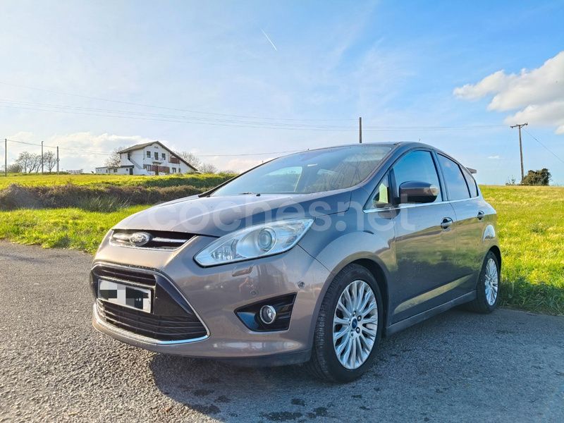Gris / plata Usado 2014 Ford C-MAX Titanium Monovolumen | 8990 € (Precio justo) - Imagen 1/4