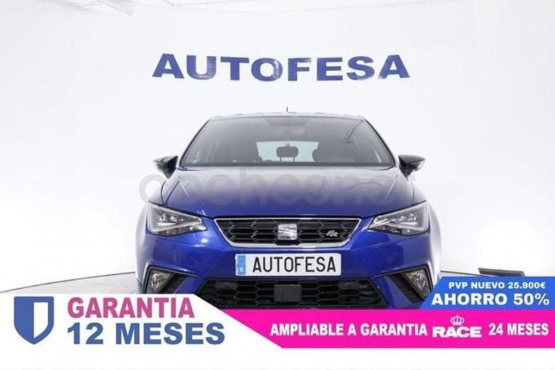 Usado Seat Ibiza FR 90 CV (66 kW) 2020 Azul Berlina