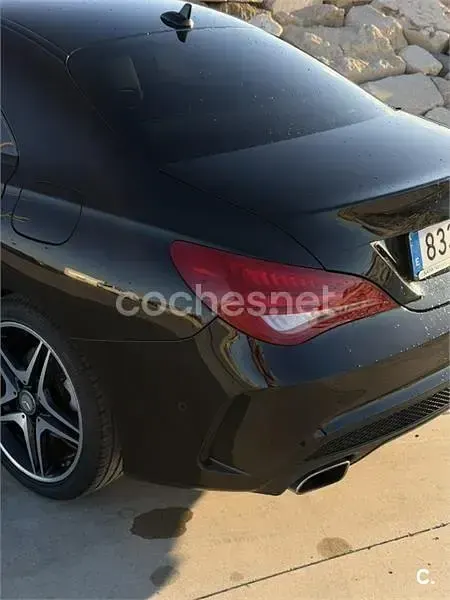Usado Mercedes CLA220 AMG line 177 CV (130 kW) 2016 Negro Berlina