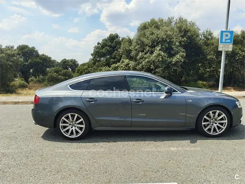 Usado Audi A5 Sportback S-Line 170 CV (125 kW) 2012 Gris / plata Utilitario
