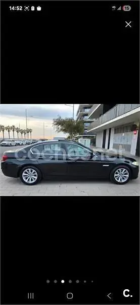 Usado BMW 520 Comfort Edition 184 CV (135 kW) 2013 Negro Familiar