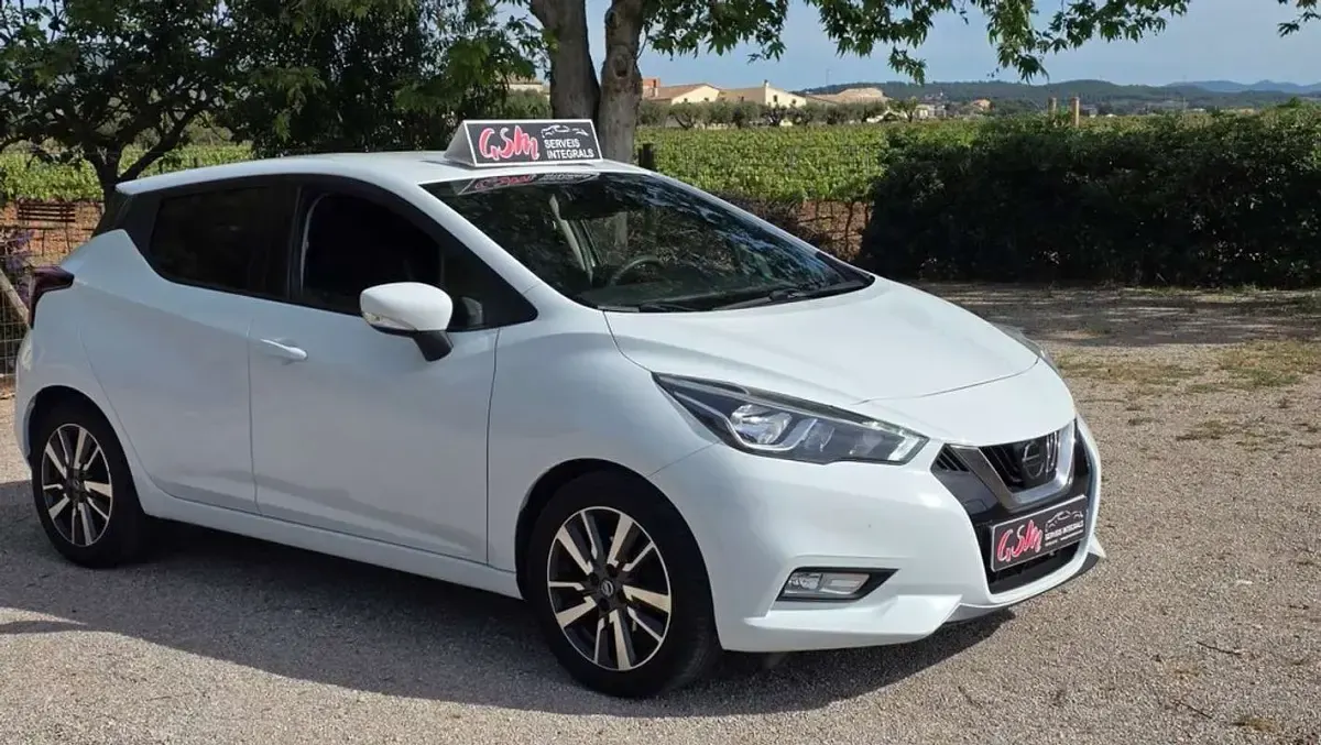 Usado Nissan Micra Visia 71 CV (52 kW) 2018 Blanco Utilitario