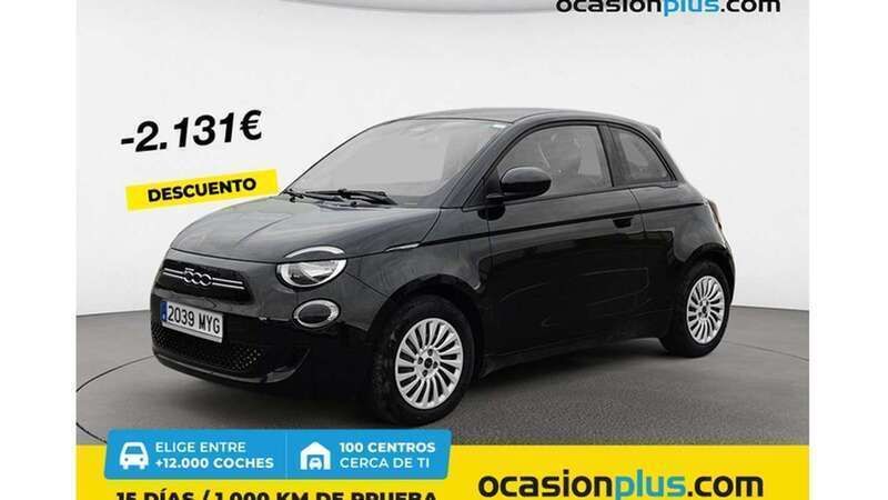 Negro Usado 2022 Fiat 500e Action Utilitario | 13.819 € (Precio justo) - Imagen 1/4