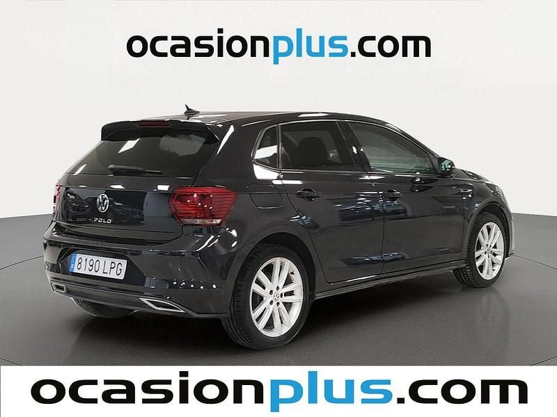 Usado VW Polo R-line 95 CV (69 kW) 2021 Negro Utilitario