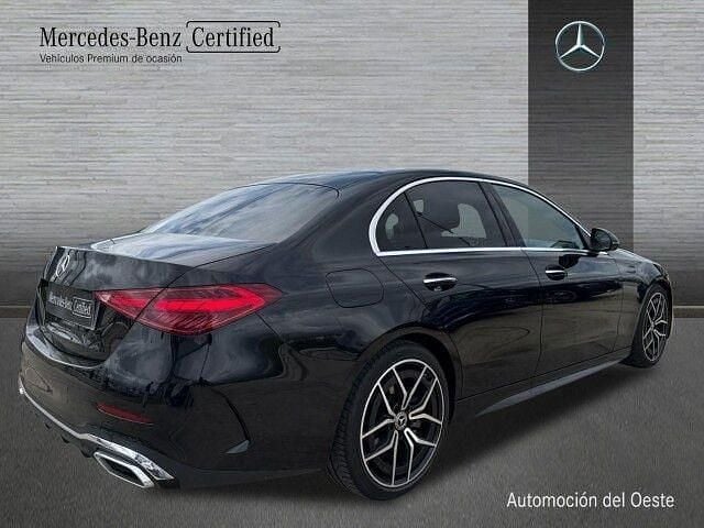 Usado Mercedes C300 AMG line 265 CV (194 kW) 2023 Negro obsidiana