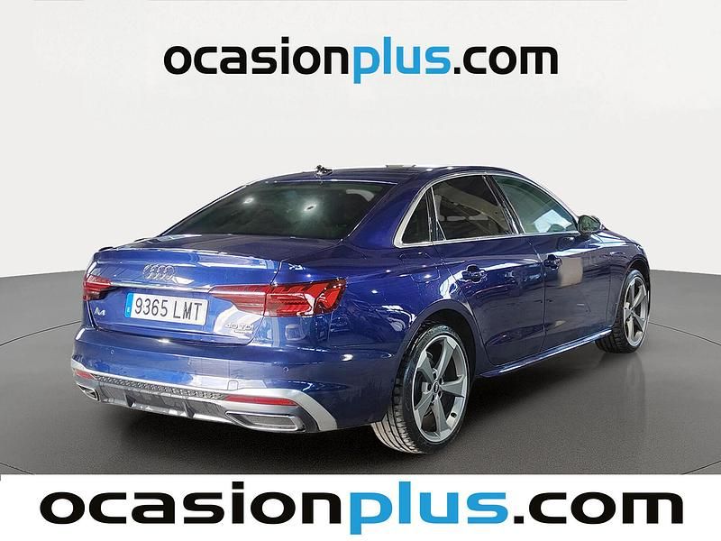 Usado Audi A4 S-Line 204 CV (150 kW) 2021 Azul Berlina