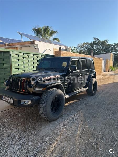 Usado Jeep Wrangler Unlimited Rubicon 200 CV (147 kW) 2019 Negro SUV