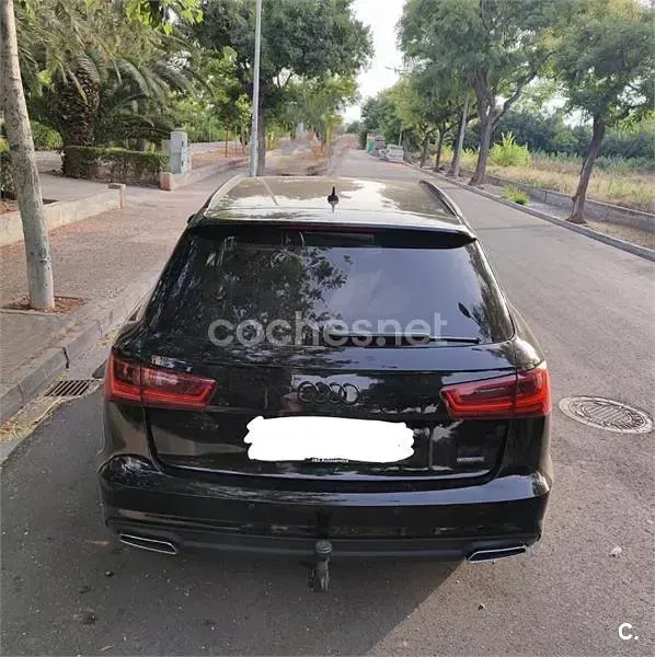 Usado Audi A6 218 CV (160 kW) 2018 Negro Familiar