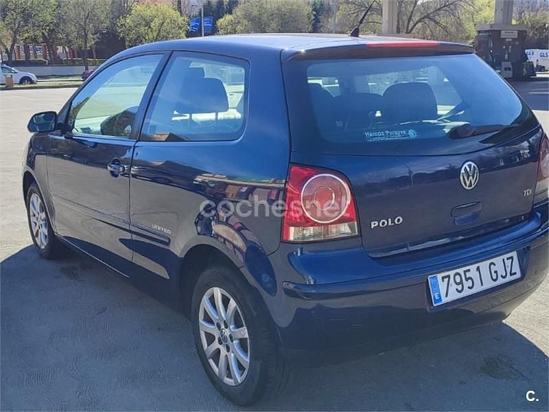 Usado VW Polo United 80 CV (58 kW) 2008 Azul Utilitario