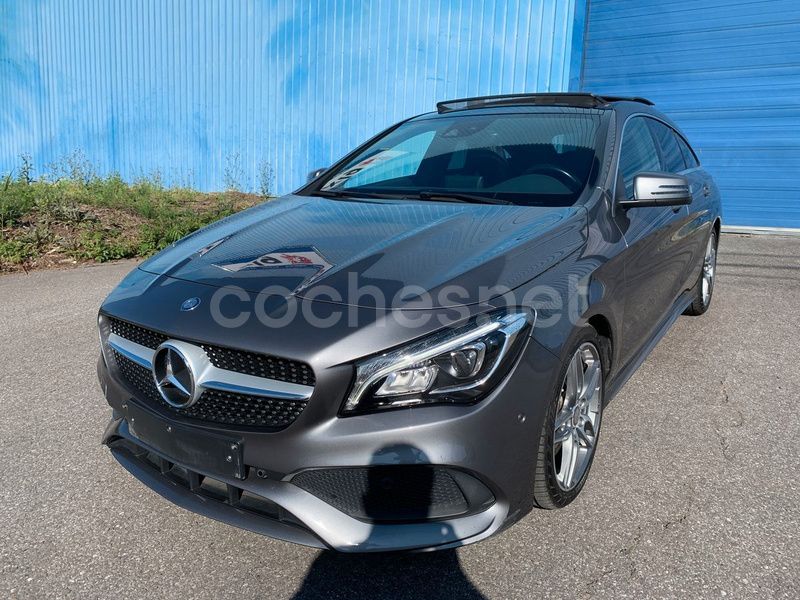 Gris / plata Usado 2016 Mercedes CLA220 Shooting Brake AMG line Familiar | 22.950 € (Precio justo) - Imagen 1/4
