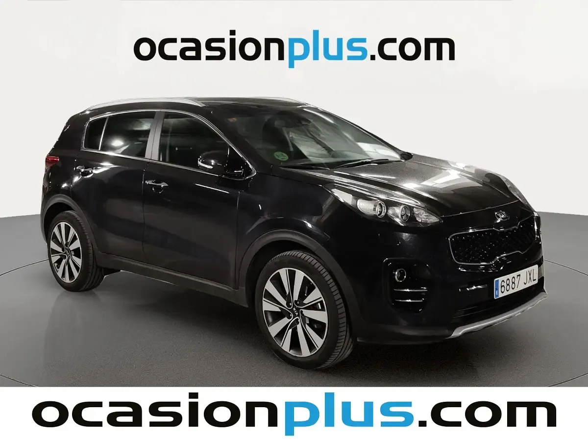 Usado Kia Sportage 116 CV (85 kW) 2017 Negro SUV