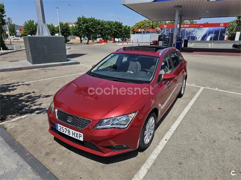 Granate Usado 2014 Seat Leon ST Style Familiar | 7900 € (Super precio) - Imagen 1/4