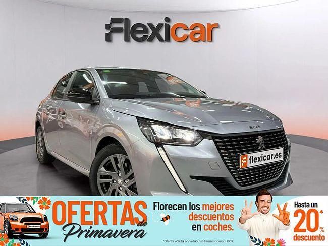 Usado Peugeot 208 Active 100 CV (73 kW) 2021 Gris Utilitario