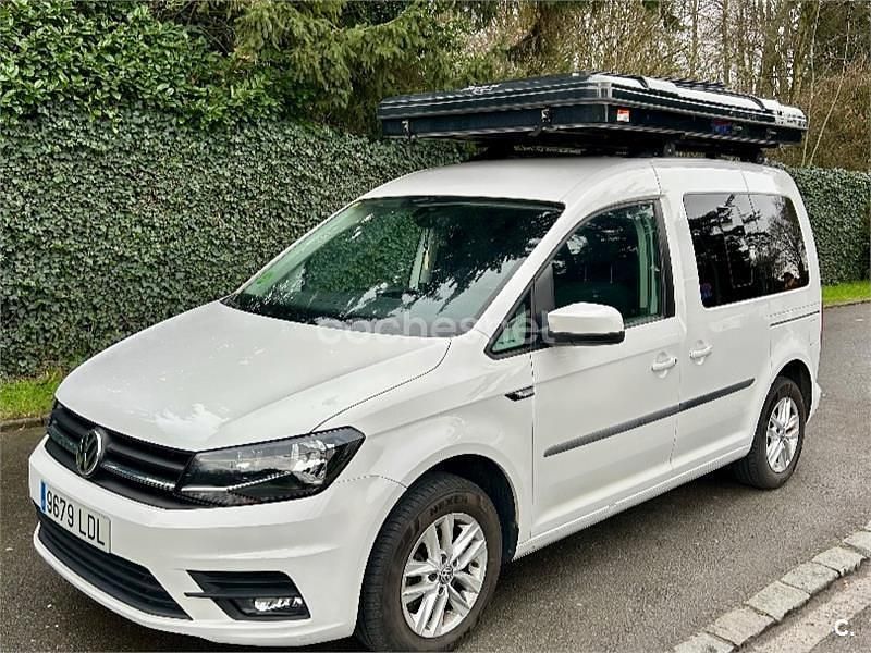 Usado VW Caddy Edition 102 CV (75 kW) 2019 Blanco Monovolumen