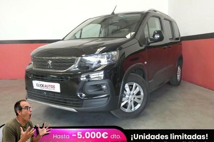 Negro Usado 2021 Peugeot Rifter Allure Monovolumen | 14.800 € (Super precio) - Imagen 1/4