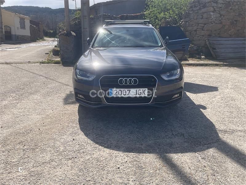 Usado Audi A4 S-Line 150 CV (110 kW) 2015 Negro Familiar