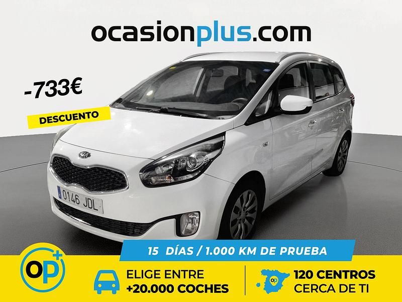 Blanco Usado 2015 Kia Carens Monovolumen | 9900 € (Precio justo) - Imagen 1/4