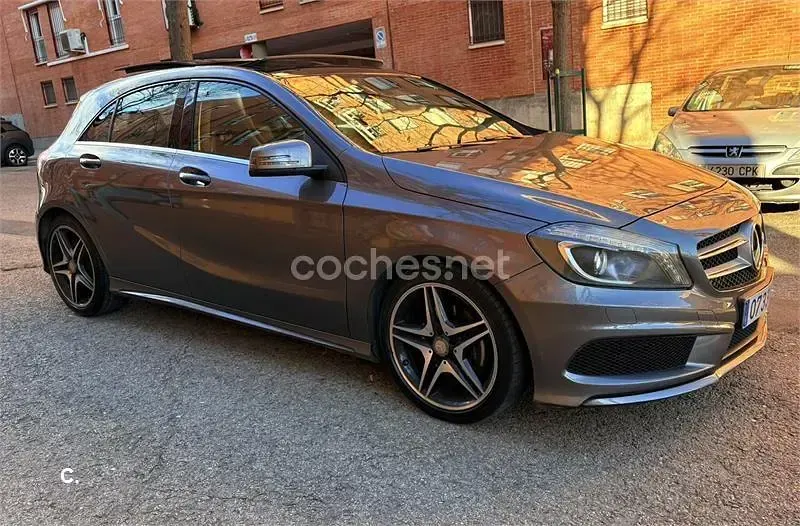Occasion Mercedes A200 AMG line 136 PK (100 kW) 2014 Grijs Sedan