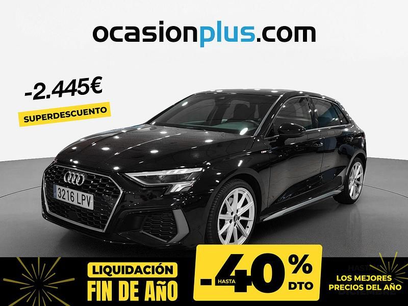 Negro Usado 2021 Audi A3 S-Line Berlina | 26.900 € (Precio justo) - Imagen 1/4