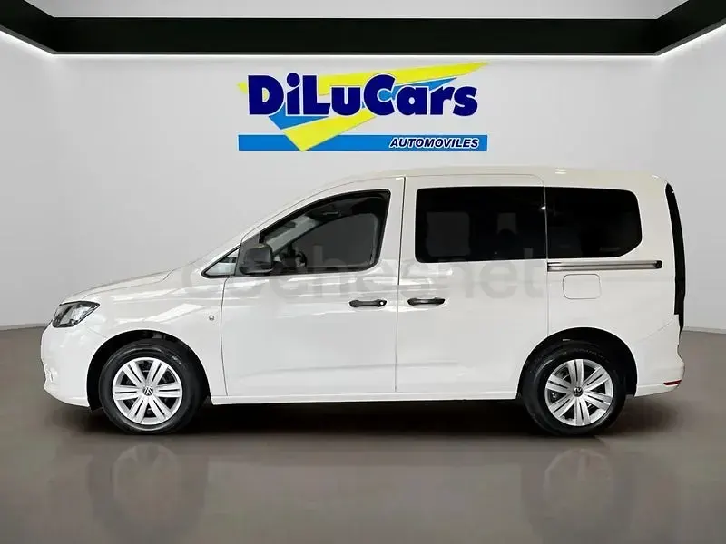Usado VW Caddy Edition 102 CV (75 kW) 2021 Blanco Monovolumen