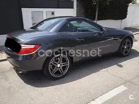 Usado Mercedes SLK200 184 CV (135 kW) 2013 Negro Descapotable