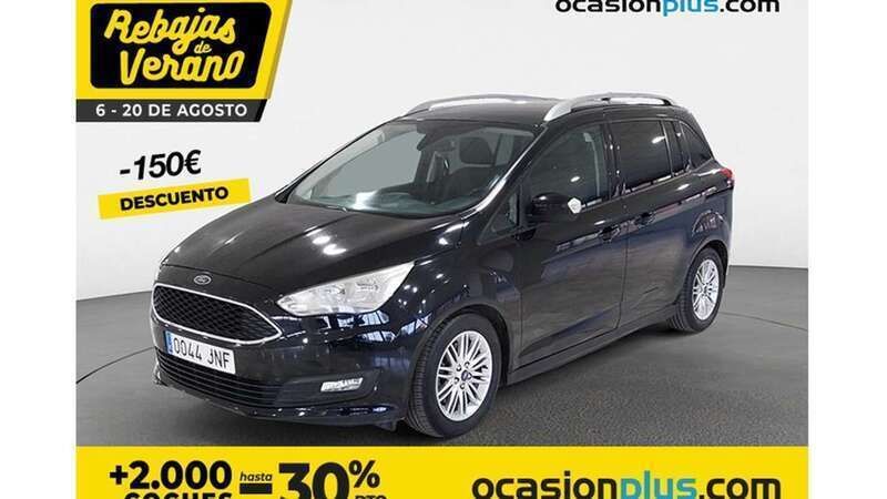 Negro Usado 2016 Ford Grand C-Max Trend+ Monovolumen | 13.750 € (Caro) - Imagen 1/4