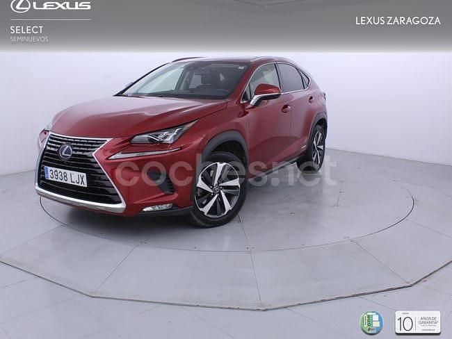 Usado Lexus NX300h Luxury Line 197 CV (144 kW) 2020 Rojo SUV