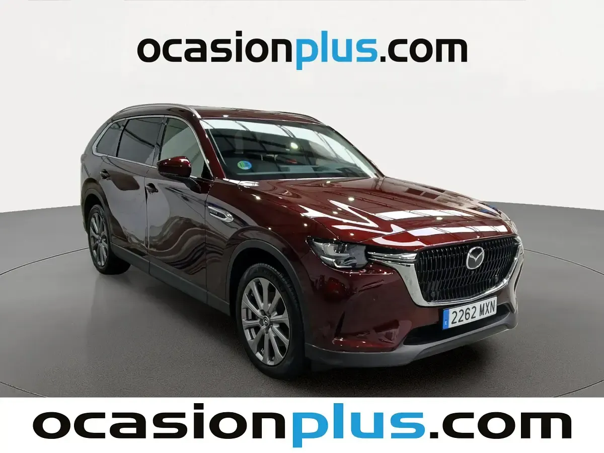 Usado Mazda CX-80 Exclusive-Line 254 CV (186 kW) 2024 Granate SUV