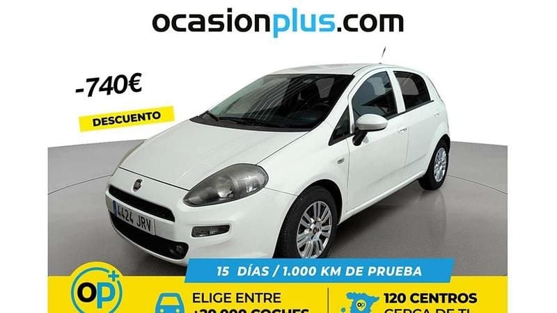Usado Fiat Punto Easy 69 CV (50 kW) 2016 Blanco Utilitario