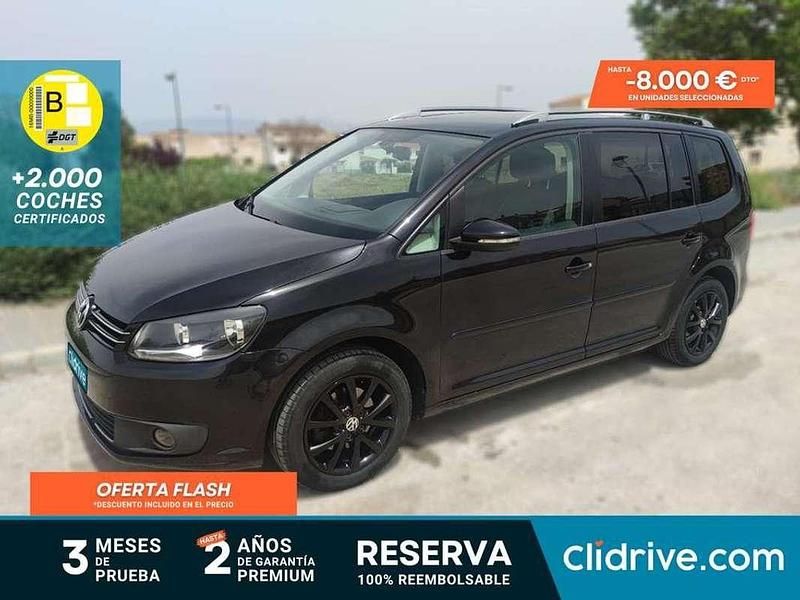 Negro Usado 2014 VW Touran Advance Monovolumen | 11.190 € - Imagen 1/3