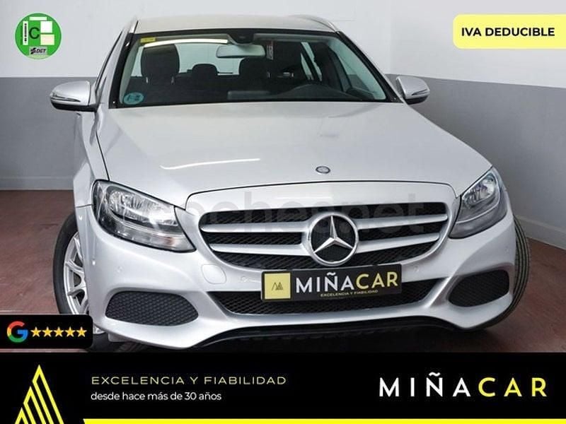 Usado Mercedes C200 136 CV (100 kW) 2016 Gris / plata Familiar