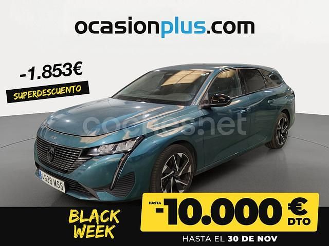 Azul Usado 2024 Peugeot 308 SW Allure Familiar | 20.390 € - Imagen 1/4
