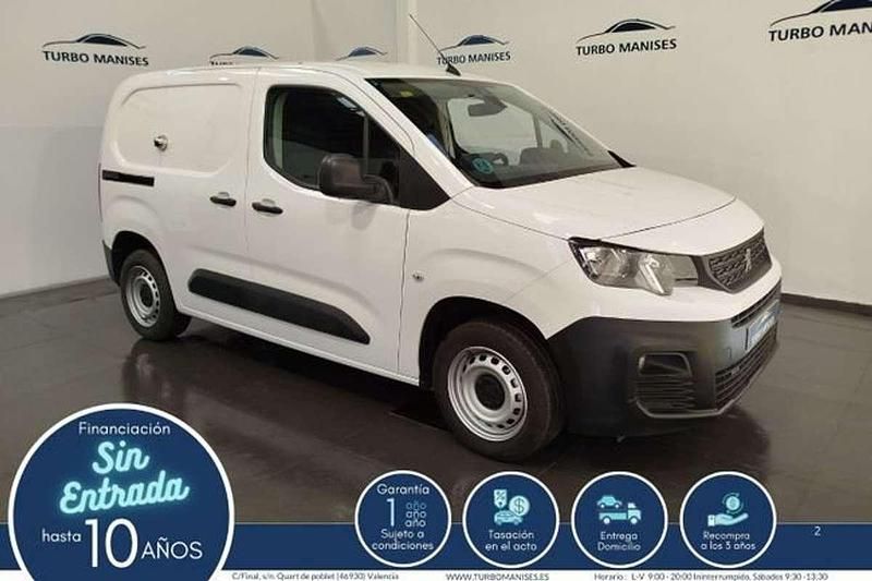 Blanco Usado 2019 Peugeot Partner Premium Monovolumen | 8677 € - Imagen 1/4