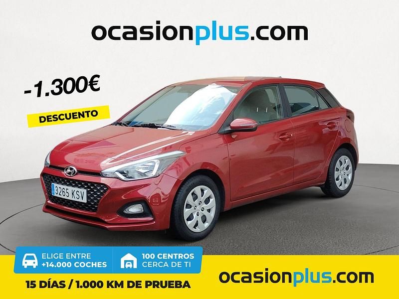 Rojo Usado 2019 Hyundai i20 Berlina | 14.300 € (Un poco caro) - Imagen 1/4