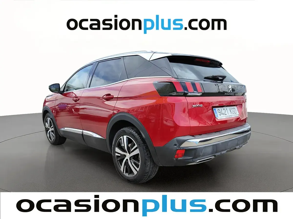 Usado Peugeot 3008 GT-line 150 CV (110 kW) 2017 Rojo SUV