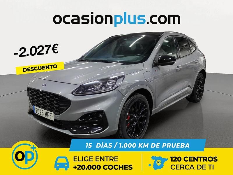 Gris Usado 2023 Ford Kuga ST-Line X SUV | 22.300 € (Precio justo) - Imagen 1/4