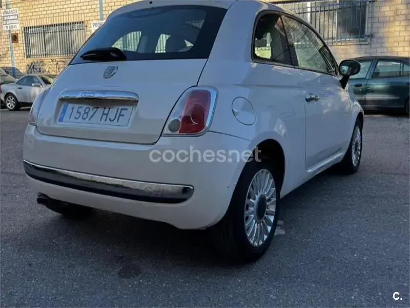Usado Fiat 500 69 CV (50 kW) 2012 Blanco Berlina
