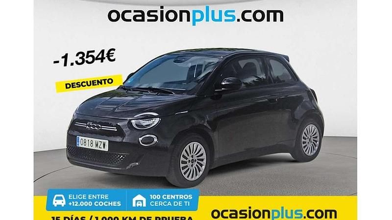 Negro Usado 2022 Fiat 500e Action Utilitario | 10.809 € (Buen precio) - Imagen 1/4