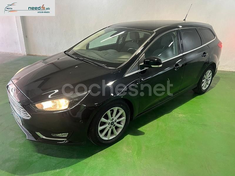 Negro Usado 2016 Ford Focus Titanium Familiar | 8900 € (Precio justo) - Imagen 1/4