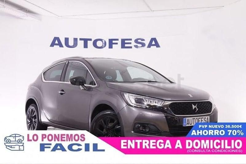 Usado DS Automobiles DS4 Crossback Style 120 CV (88 kW) 2017 Gris / plata SUV