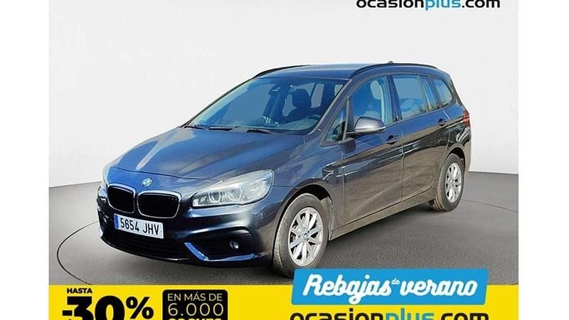Gris Usado 2015 BMW 218 Gran Tourer Monovolumen | 13.150 € (Precio justo) - Imagen 1/4