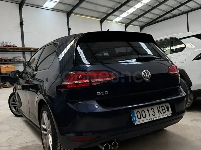 Usado VW Golf VII GTD 184 CV (135 kW) 2014 Azul Berlina