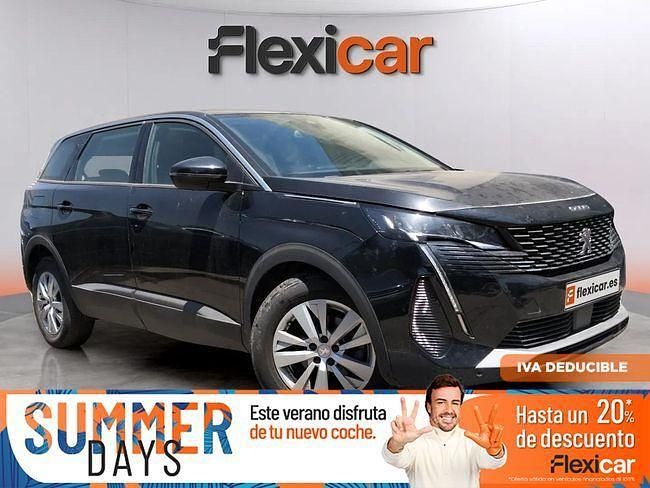 Negro Usado 2022 Peugeot 5008 Active Monovolumen | 24.990 € (Precio justo) - Imagen 1/4