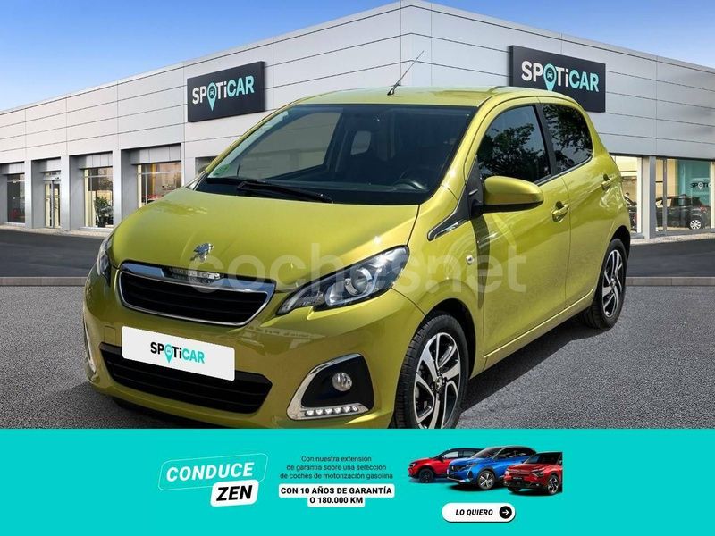 Verde Usado 2019 Peugeot 108 Allure Utilitario | 10.250 € (Precio justo) - Imagen 1/4