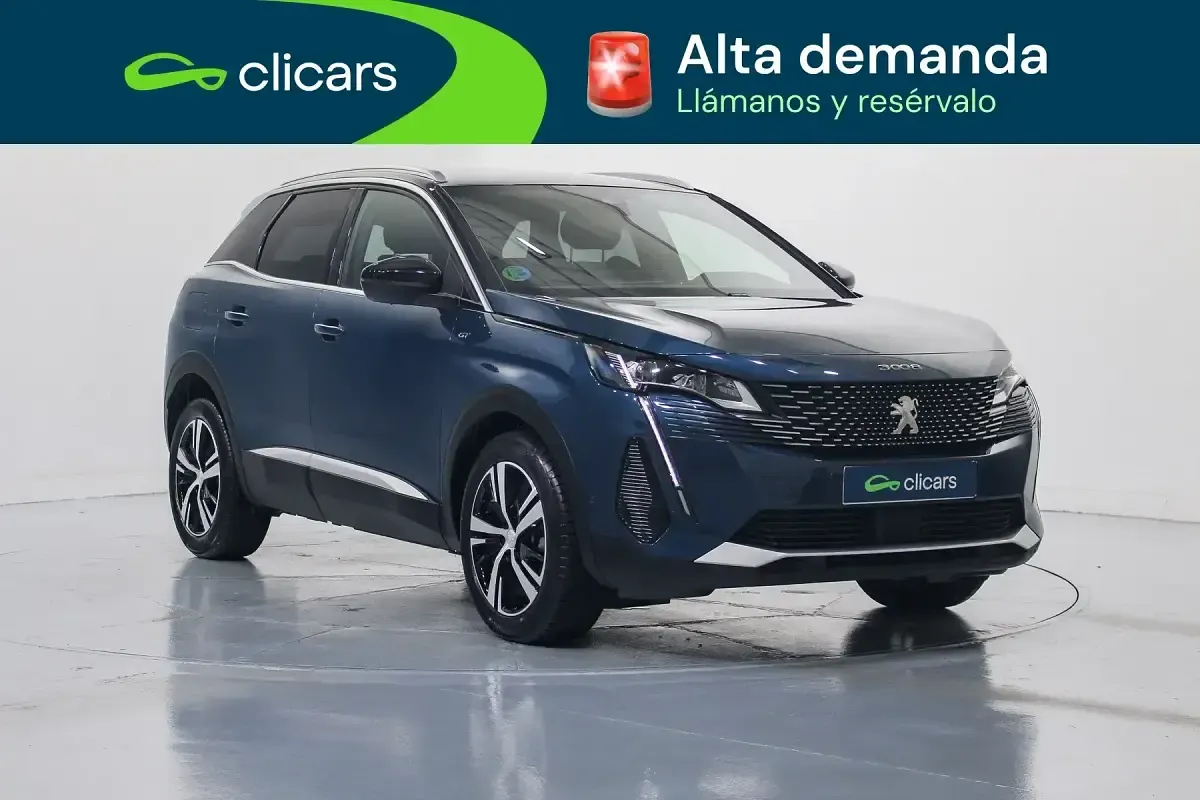 Usado Peugeot 3008 GT 136 CV (100 kW) 2024 Azul SUV